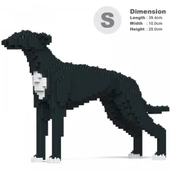 Jekca - Greyhound 01S-M02 - Lego - Sculpture - Construction - 4D - Brick Animals - Toys - Avvenice^ Games