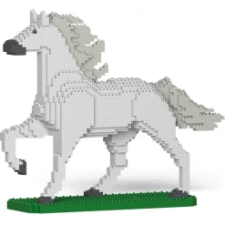 Jekca - Horse 04-M02 - Big - Lego - Sculpture - Construction - 4D - Brick Animals - Toys - Avvenice^ Games