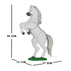 Jekca - Horse 03S-M02 - Lego - Sculpture - Construction - 4D - Brick Animals - Toys - Avvenice^ Games