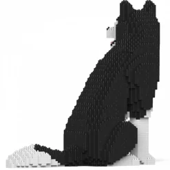 Jekca - Husky 4-in-1 Pack 01-M01 - Big - Lego - Sculpture - Construction - 4D - Brick Animals - Toys - Avvenice