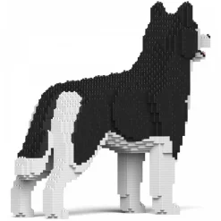 Jekca - Husky 4-in-1 Pack 01-M01 - Big - Lego - Sculpture - Construction - 4D - Brick Animals - Toys - Avvenice