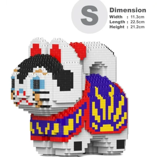Jekca - Inu Hariko 01 - Lego - Sculpture - Construction - 4D - Brick Animals - Toys - Avvenice^ Games