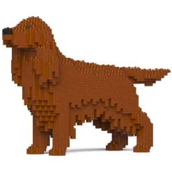 Jekca - Irish Setter 01-M01 - Big - Lego - Sculpture - Construction - 4D - Brick Animals - Toys - Avvenice^ Games