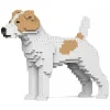 Jekca - Jack Russell Terrier 01S-M03 - Lego - Sculpture - Construction - 4D - Brick Animals - Toys - Avvenice^ Games