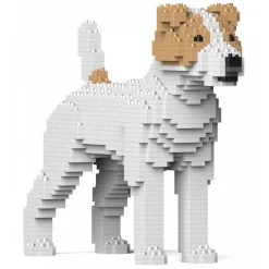 Jekca - Jack Russell Terrier 01-M03 - Big - Lego - Sculpture - Construction - 4D - Brick Animals - Toys - Avvenice