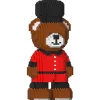 Jekca - Bear (King’s Guard) 01 - Lego - Sculpture - Construction - 4D - Brick Animals - Toys - Avvenice