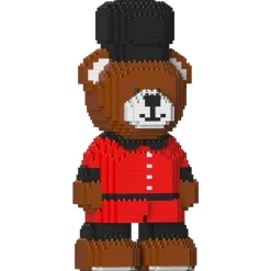 Jekca - Bear (King’s Guard) 01 - Lego - Sculpture - Construction - 4D - Brick Animals - Toys - Avvenice