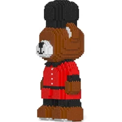 Jekca - Bear (King’s Guard) 01 - Lego - Sculpture - Construction - 4D - Brick Animals - Toys - Avvenice