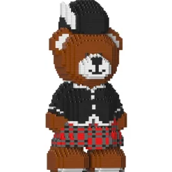 Jekca - Bear (Scottish) 01 - Big - Lego - Sculpture - Construction - 4D - Brick Animals - Toys - Avvenice