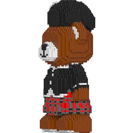 Jekca - Bear (Scottish) 01 - Big - Lego - Sculpture - Construction - 4D - Brick Animals - Toys - Avvenice