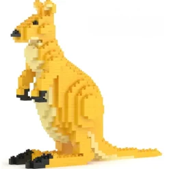 Jekca - Kangaroo 01 - Big - Lego - Sculpture - Construction - 4D - Brick Animals - Toys - Avvenice^ Games