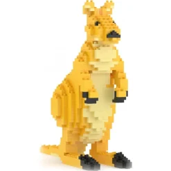 Jekca - Kangaroo 01 - Big - Lego - Sculpture - Construction - 4D - Brick Animals - Toys - Avvenice^ Games