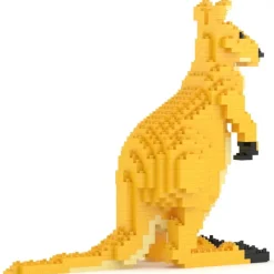 Jekca - Kangaroo 01 - Big - Lego - Sculpture - Construction - 4D - Brick Animals - Toys - Avvenice^ Games