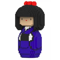 Jekca - Kokeshi Doll 01S-M02 - Lego - Sculpture - Construction - 4D - Brick Animals - Toys - Avvenice^ Games