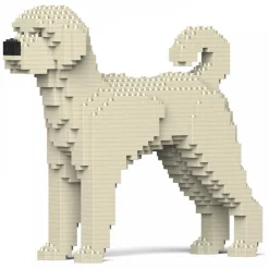 Jekca - Labradoodle 01-M01 - Big - Lego - Sculpture - Construction - 4D - Brick Animals - Toys - Avvenice^ Games