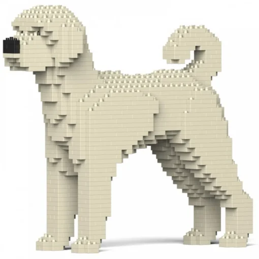 Jekca - Labradoodle 01-M01 - Big - Lego - Sculpture - Construction - 4D - Brick Animals - Toys - Avvenice^ Games