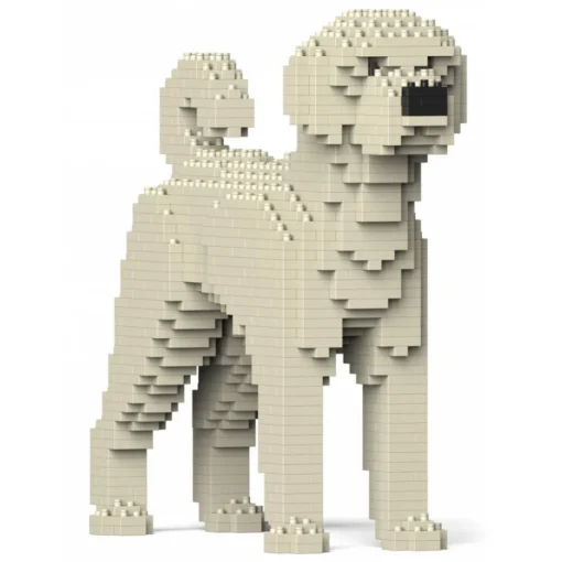 Jekca - Labradoodle 01-M01 - Big - Lego - Sculpture - Construction - 4D - Brick Animals - Toys - Avvenice^ Games