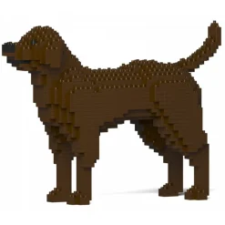 Jekca - Labrador Retriever 01-M05 - Big - Lego - Sculpture - Construction - 4D - Brick Animals - Toys - Avvenice