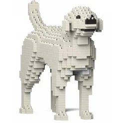 Jekca - Labrador Retriever 01-M06 - Big - Lego - Sculpture - Construction - 4D - Brick Animals - Toys - Avvenice^ Games