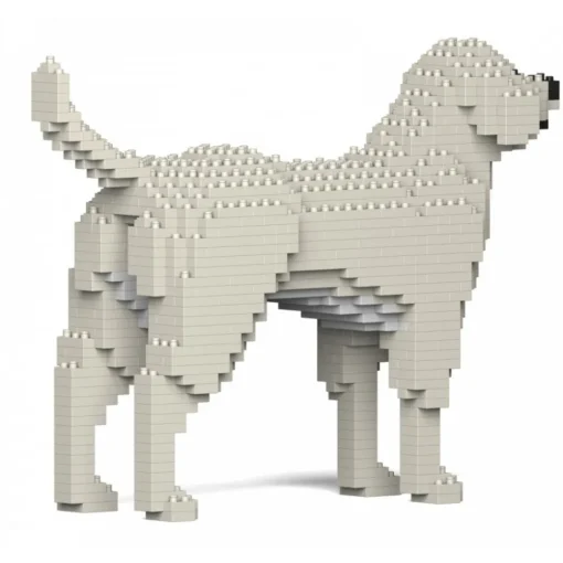 Jekca - Labrador Retriever 01-M06 - Big - Lego - Sculpture - Construction - 4D - Brick Animals - Toys - Avvenice^ Games