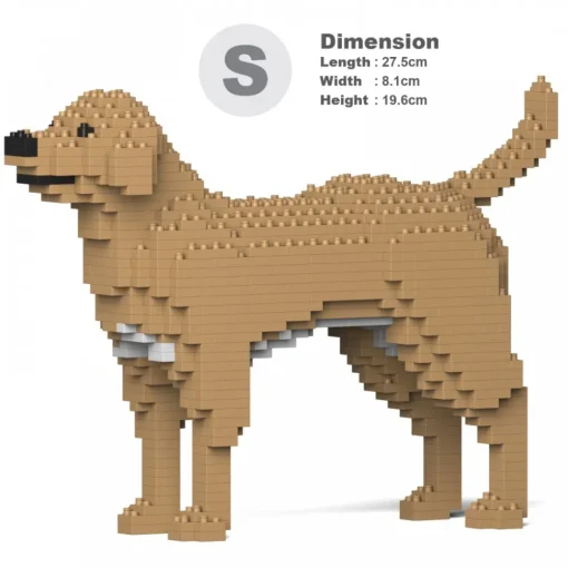 Jekca - Labrador Retriever 01S-M04 - Lego - Sculpture - Construction - 4D - Brick Animals - Toys - Avvenice