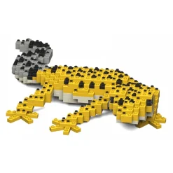 Jekca - Leopard Gecko 01S - Lego - Sculpture - Construction - 4D - Brick Animals - Toys - Avvenice^ Games
