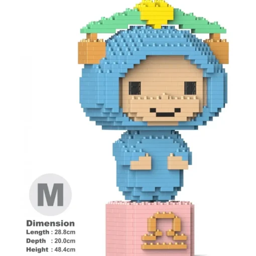 Jekca - Libra 01 - Big - Lego - Sculpture - Construction - 4D - Brick Animals - Toys - Avvenice^ Games