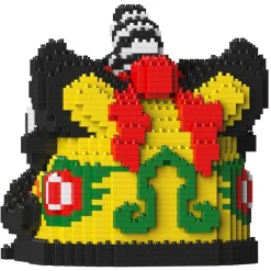 Jekca - Lion Dance Head 02 - Lego - Sculpture - Construction - 4D - Brick Animals - Toys - Avvenice^ Games