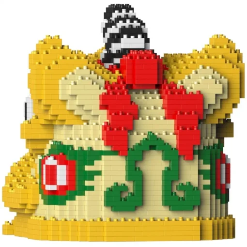 Jekca - Lion Dance Head 03 - Lego - Sculpture - Construction - 4D - Brick Animals - Toys - Avvenice