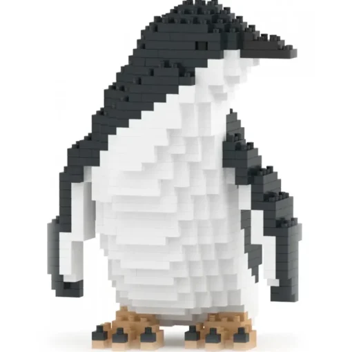 Jekca - Little Penguin 02 - Lego - Sculpture - Construction - 4D - Brick Animals - Toys - Avvenice^ Games