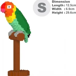 Jekca - Lovebird 01S - Lego - Sculpture - Construction - 4D - Brick Animals - Toys - Avvenice^ Games