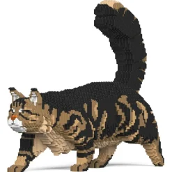 Jekca - Maine Coon 02S-M03 - Lego - Sculpture - Construction - 4D - Brick Animals - Toys - Avvenice^ Games