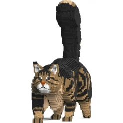 Jekca - Maine Coon 02S-M03 - Lego - Sculpture - Construction - 4D - Brick Animals - Toys - Avvenice^ Games