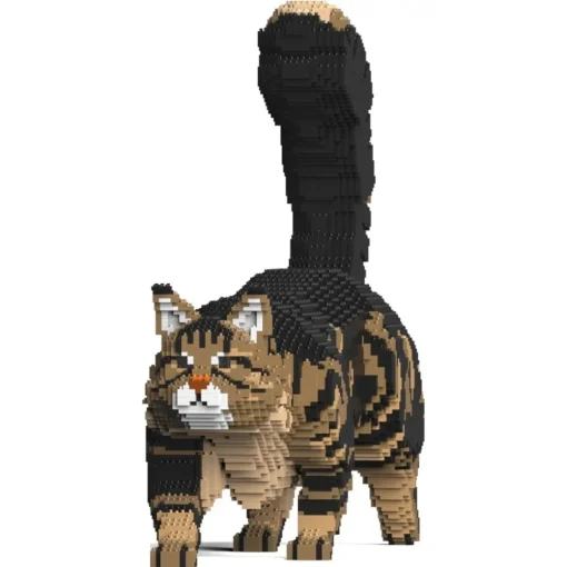 Jekca - Maine Coon 02S-M03 - Lego - Sculpture - Construction - 4D - Brick Animals - Toys - Avvenice^ Games