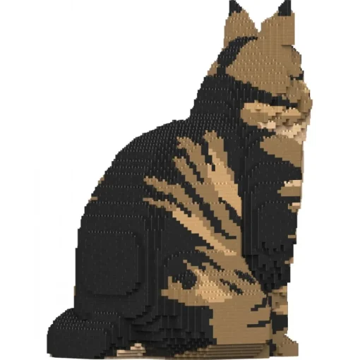 Jekca - Maine Coon 01S-M03 - Lego - Sculpture - Construction - 4D - Brick Animals - Toys - Avvenice^ Games