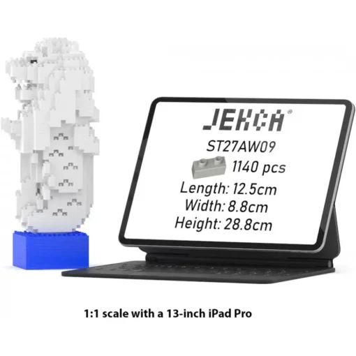 Jekca - Merlion 01 - Lego - Sculpture - Construction - 4D - Brick Animals - Toys - Avvenice