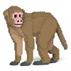 Jekca - Monkey 01S - Lego - Sculpture - Construction - 4D - Brick Animals - Toys - Avvenice^ Games