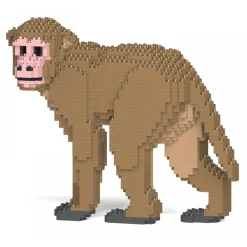 Jekca - Monkey 01S - Lego - Sculpture - Construction - 4D - Brick Animals - Toys - Avvenice^ Games