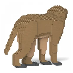 Jekca - Monkey 01S - Lego - Sculpture - Construction - 4D - Brick Animals - Toys - Avvenice^ Games