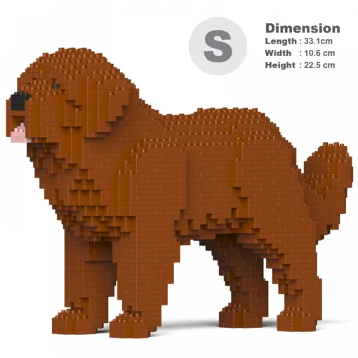 Jekca - Newfoundland Dog 01S-M01 - Lego - Sculpture - Construction - 4D - Brick Animals - Toys - Avvenice^ Games
