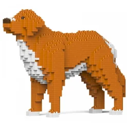 Jekca - Nova Scotia Duck Tolling Retriever 01S - Lego - Sculpture - Construction - 4D - Brick Animals - Toys - Avvenice^ Games