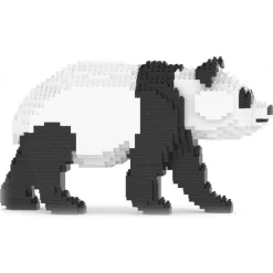 Jekca - Panda 03 - Big - Lego - Sculpture - Construction - 4D - Brick Animals - Toys - Avvenice^ Games
