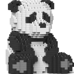 Jekca - Panda - Mammal - 01S - Lego - Sculpture - Construction - 4D - Brick Animals - Toys - Avvenice^ Games