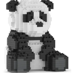 Jekca - Panda 01B (version 2024) - Lego - Sculpture - Construction - 4D - Brick Animals - Toys - Avvenice^ Games