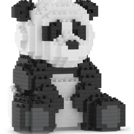 Jekca - Panda 01B (version 2024) - Lego - Sculpture - Construction - 4D - Brick Animals - Toys - Avvenice^ Games