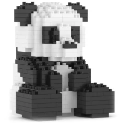 Jekca - Panda Mini 01 - Lego - Sculpture - Construction - 4D - Brick Animals - Toys - Avvenice