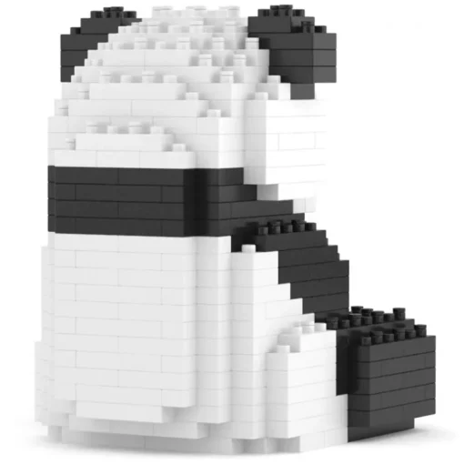 Jekca - Panda Mini 01 - Lego - Sculpture - Construction - 4D - Brick Animals - Toys - Avvenice