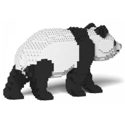 Jekca - Panda 03S - Lego - Sculpture - Construction - 4D - Brick Animals - Toys - Avvenice^ Games