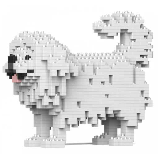 Jekca - Pekingese 01 - Big - Lego - Sculpture - Construction - 4D - Brick Animals - Toys - Avvenice^ Games