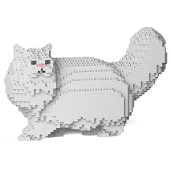 Jekca - Persian Cat 02S-M01 - Lego - Sculpture - Construction - 4D - Brick Animals - Toys - Avvenice^ Games
